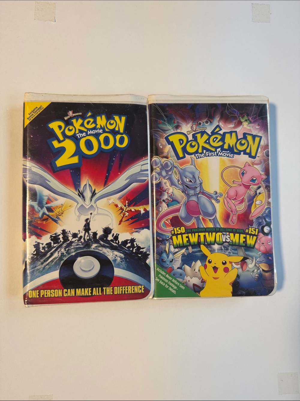 Pokemon The First Movie / Pokemon The Movie 2000 / VHS Tapes